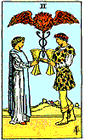 Card Position 20 - 2 of Cups 