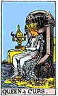 Card Position 1 - Queen of Cups 