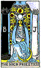 Card Position 11 - The High Priestess 