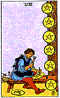 Card Position 12 - 8 of Pentacles 