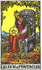 Card Position 21 - Queen of Pentacles 