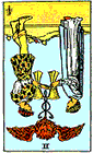 Card Position 2 - 2 of Cups Reversed