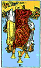 Card Position 11 - 3 of Cups Reversed