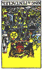 Card Position 1 - King of Pentacles Reversed