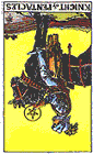 Card Position 1 - Knight of Pentacles Reversed