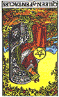 Card Position 12 - Queen of Pentacles Reversed