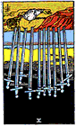 Card Position 4 - 10 of Swords Reversed
