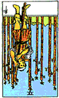 Card Position 11 - 9 of Wands Reversed