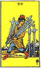 Card Position 6 - 7 of Swords 