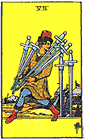 Card Position 11 - 7 of Swords 