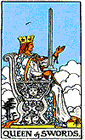 Card Position 4 - Queen of Swords 