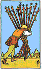 Card Position 18 - 10 of Wands 