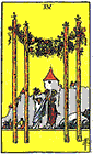 Card Position 10 - 4 of Wands 