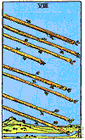 Card Position 21 - 8 of Wands 