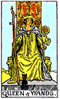 Card Position 9 - Queen of Wands 