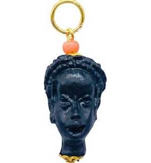 African Head Man amulet (plastic)
