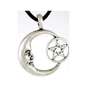 Pentacle Moon Amulet