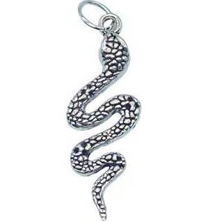 1 1/2" Snake amulet