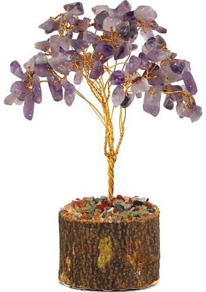 Amethyst Gemstone Tree 160 Beads