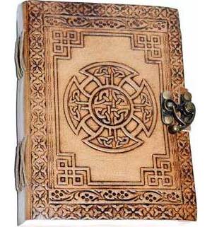 5" x 7" Celtic Cross leather w/ Latch