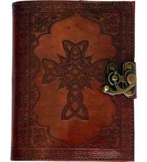 Celtic Cross Leather with Latch Celtic Cross Leather with Latch