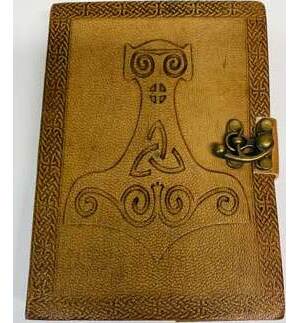 5" x 7" Thor Hammer Embossed leather w/ latch 5" x 7" Thor Hammer Embossed leather w/ latch