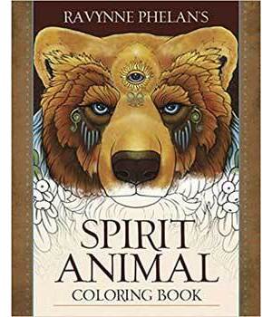 Spirit Animal coloring book by Ravynne Phelan's