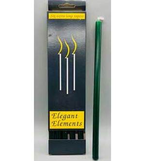 10" Green chime candle 6 pack 10" Green chime candle 6 pack