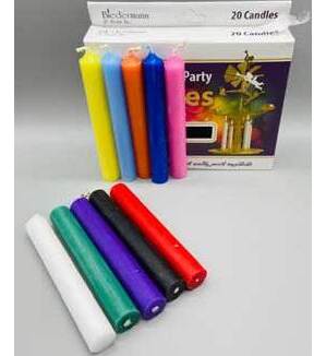 1/2" Assorted Chime Candle 20 pack 1/2" Assorted Chime Candle 20 pack
