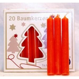 Orange Chime Candle 20pk