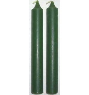 Dark Green Chime Candle 20pk