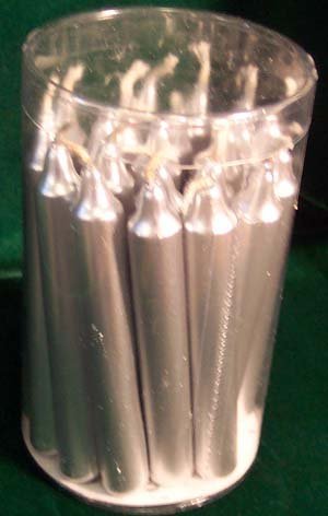 Silver Chime Candle 20pk