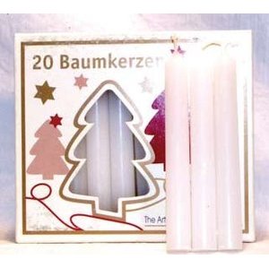 White Chime Candle 20pk