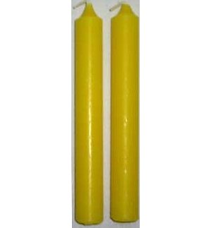 Yellow Chime Candle 20pk
