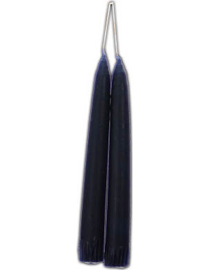Navy Taper Candle Pair 7" Navy Taper Candle Pair 7"