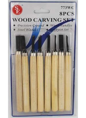 Candle and Wood Carving Set