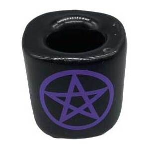 Pentagram Black ceramic holder