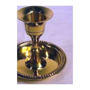 Brass Chamberstick Taper Candle Holder