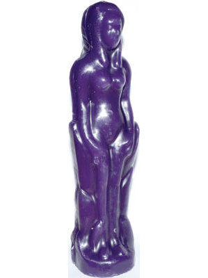 Purple Female Candle