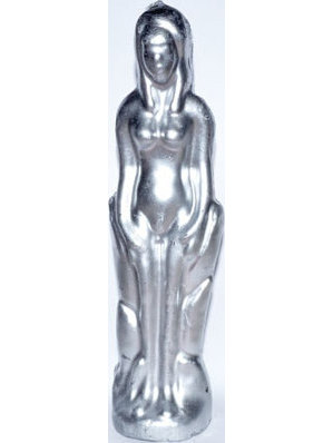 Silver Female Candle