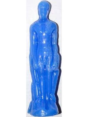 Blue Male candle