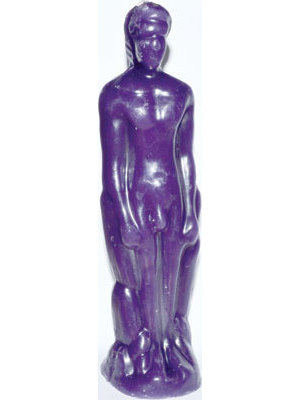 Purple Male Candle