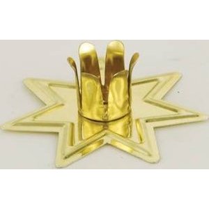 Gold-toned Fairy Star Chime Candle Holder