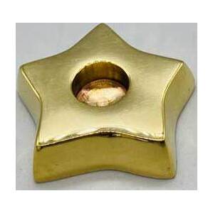 1 1/2" Brass Star chime holder