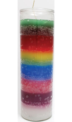 Seven Color 7 Day Jar Candle