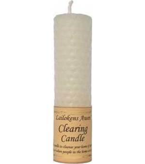 Clearing 4 1/4" Pillar Candle Clearing 4 1/4" Pillar Candle