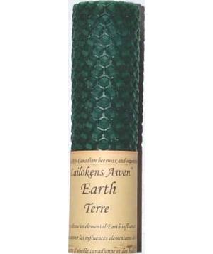 4 1/4" Earth Lailokens Awen candle 4 1/4" Earth Lailokens Awen candle