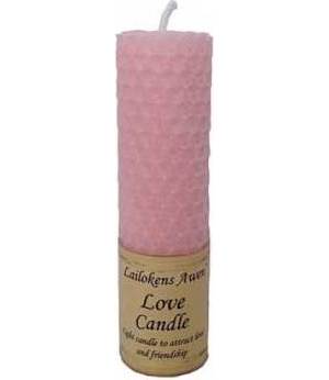 Love 4 1/4" Pillar Candle