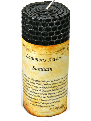 4" Samhain Sabbat Lailokens Awen candle