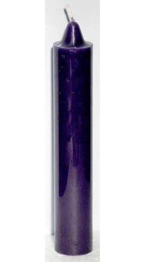 Purple Pillar Candle 9"